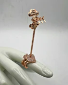 Boujee Statment Ring- Rose Gold