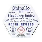 Spinello Rosin Blueberry Indica Fruit Chews 100mg