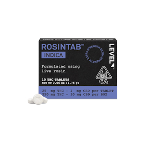 LEVEL+ - Rosintab Indica | (10pk) THC Tablets (I)