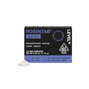 Rosintab Sativa | (10pk) THC Tablets (S) | LEVEL