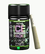 Apple Fritter 0.5g 5pk Ice Rosin, Diamonds, Hash Infused Pre-Rolls