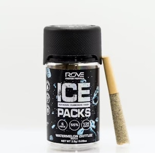 ROVE - Watermelon Burst Ice Rosin Diamonds Hash 5 Pack - 2.5g - ROV