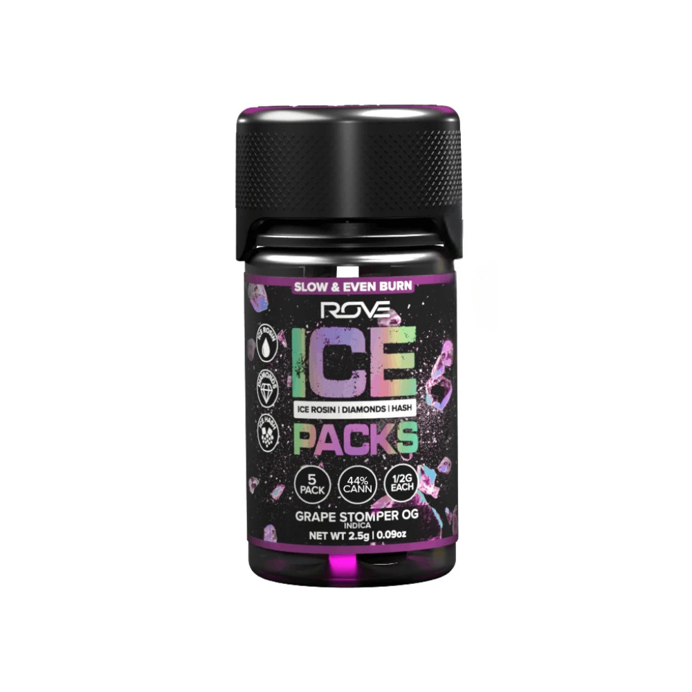 ROVE - 6 PACK ICE PACKS - GRAPE STOMPER OG .6G - ROVE Main Image
