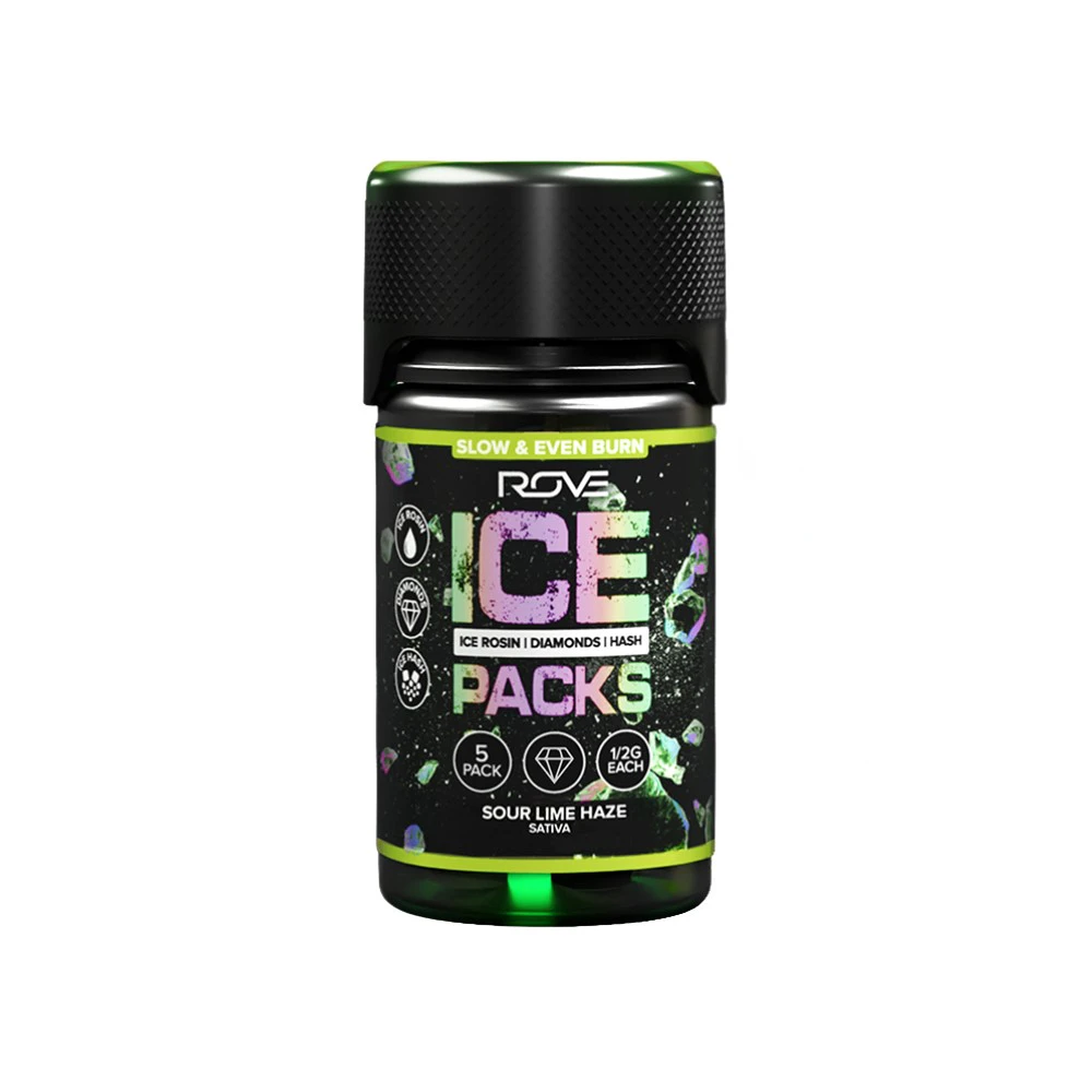 ROVE - 6 PACK ICE PACKS - SOUR LIME HAZE .6G - ROVE Main Image