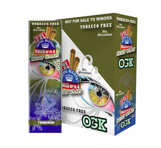 DOOBIE NIGHTS - XXL Royal Blunts | OGK | Hemp Wraps | 2pk