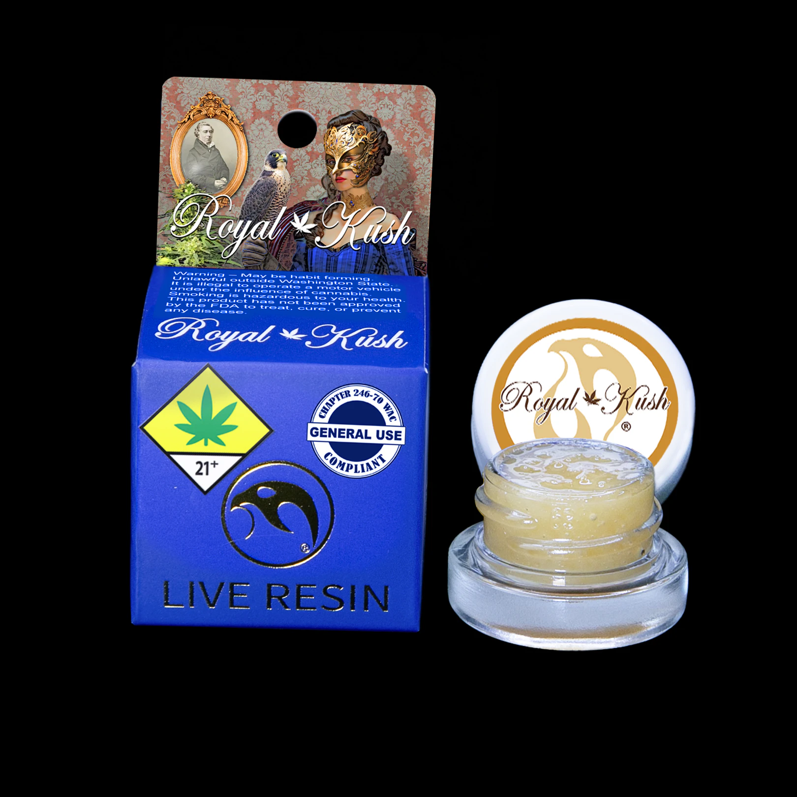 Falcanna - Royal Kush - Live Resin Concentrate - Falcanna - 1g Main Image