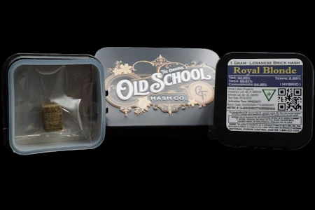 OLD SCHOOL HASH CO. - Old School Hash: Royal Blonde Brick Hash (1g)