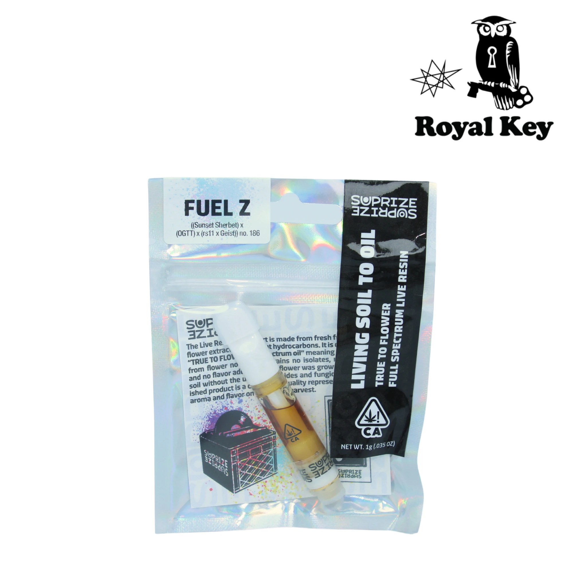 Royal Key - FuelZ Live Resin Cartridge Main Image