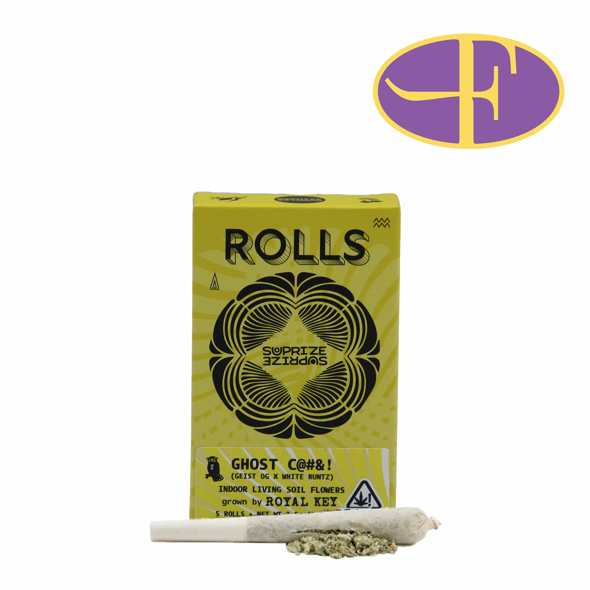 Royal Key - Ghost C@#&! Pre-Rolls (5pk) Main Image