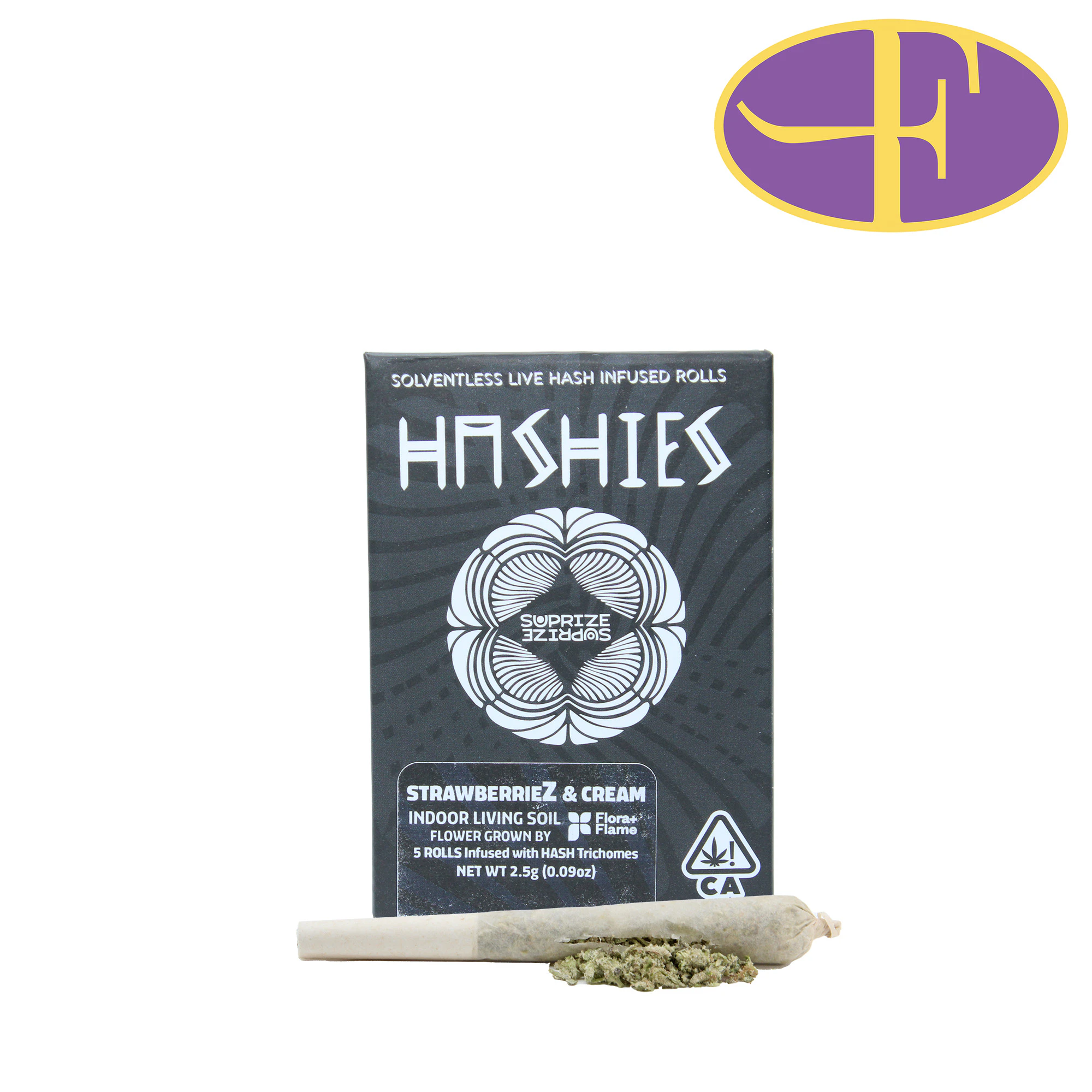 Royal Key - StrawberrieZ & Cream Hash Infused Pre-Roll Pack (5pk) Main Image