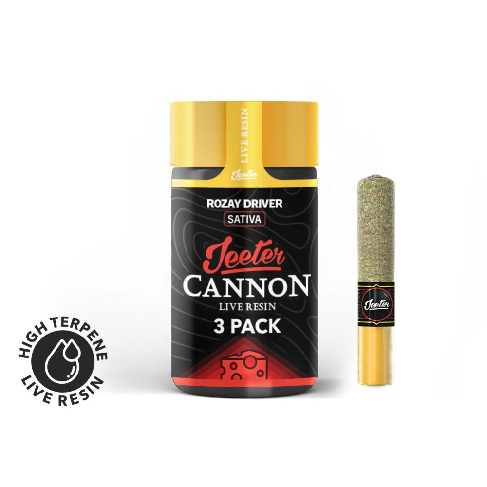 Jeeter - Rozay Driver 3pk Resin Cannons (1.5g total/.5g each) - JEETER Main Image