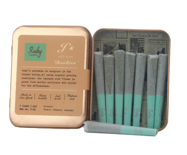 Ruby Farms - Black Cherry Gelato "Doobies" 0.5g Pre-Roll 7pk Main Image