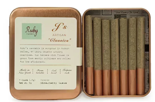 Ruby Farms - Strawberry Guava "Classics" 0.7g Pre-Roll 7pk Main Image