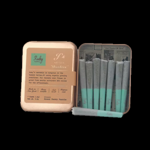 Ruby Farms - Ruby Farms | Doobies | Grand Daddy Purple | 7 pack pre rolls