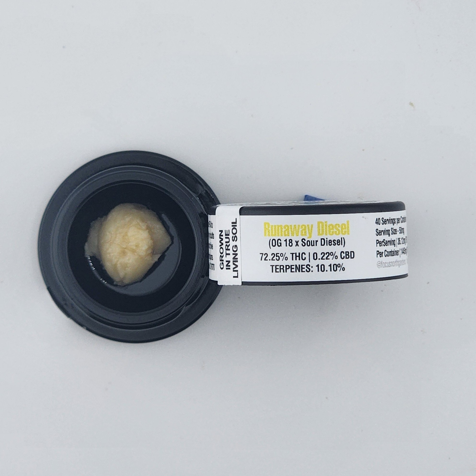 Focus North | Dab Rosin 2g [S] | Runaway Diesel