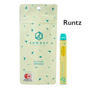 Sunday Extracts Disposable - Runtz (2g) Disposable (H)