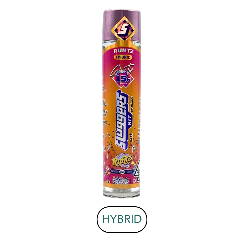 Sluggers - Sluggers - Hash Diamonds - Runtz - Infused Preroll - 1.5g Main Image