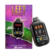 Left Coast - Runtz x Toad Venom x GG4 - 3g AIO Triple Chamber