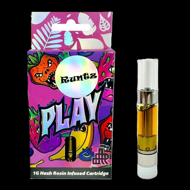 Play Michigan - PLAY - Runtz - 1g Hash Infused Distillate Cart Main Image