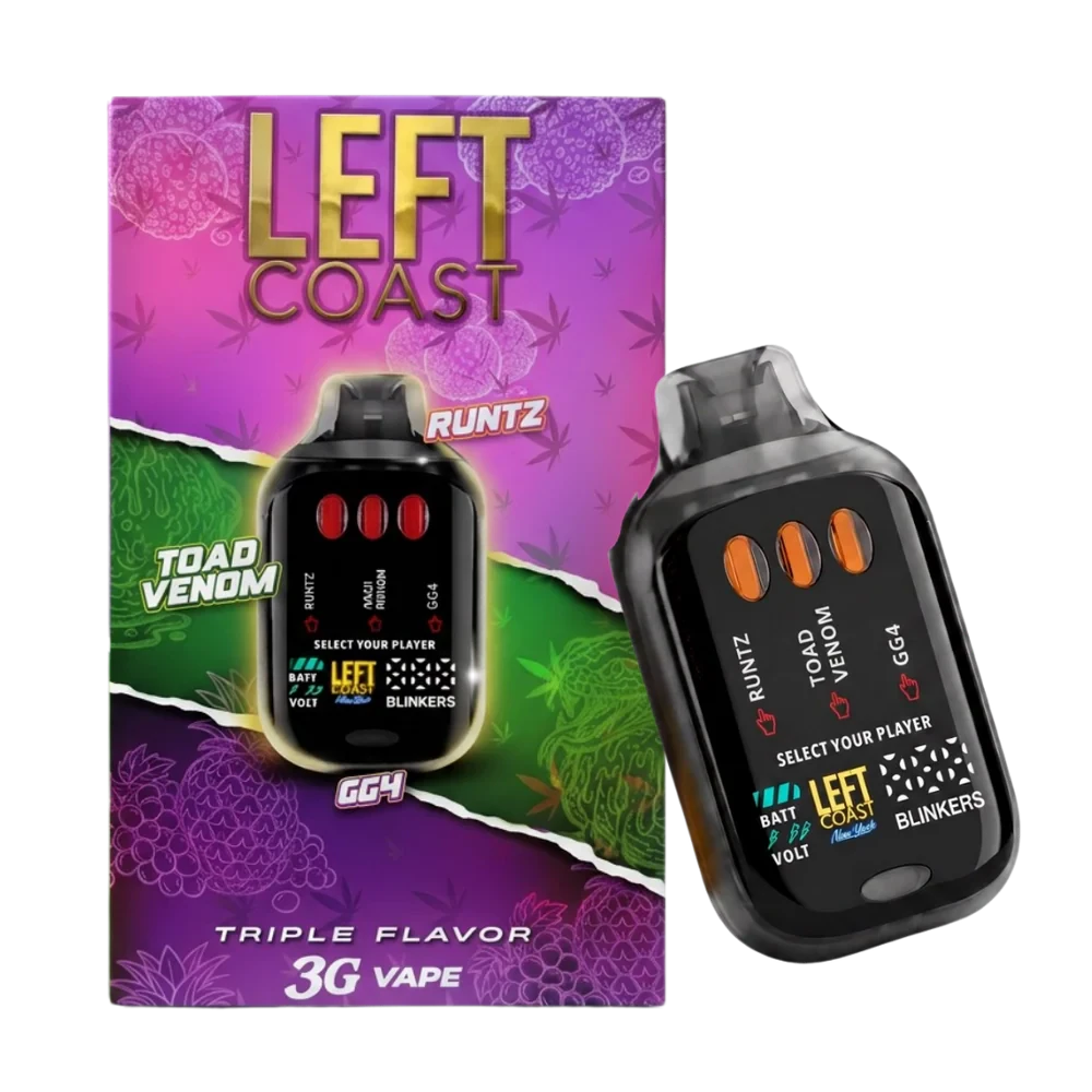 LEFT COAST EXTRACTS - Left Coast - Runtz x Toad Venom x GG4 - AIO Vape - 3g Main Image
