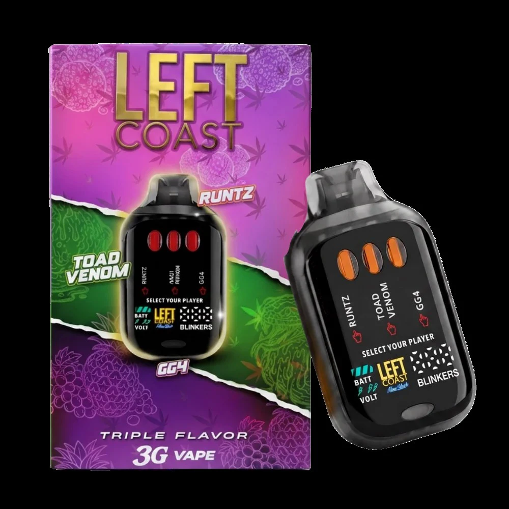 LEFT COAST - Left Coast - Runtz X Toad Venom X GG4 - 3g AIO Main Image