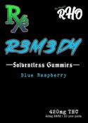 10pk 420mg Rosin Blue Raspberry Gummies - Hybrid