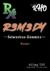Rx3 - 10pk 420mg Rosin Mango Gummies - Hybrid