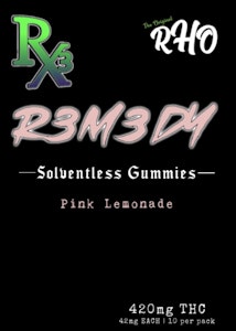 Rx3 - 10pk 420mg Rosin Pink Lemonade Gummies - Hybrid