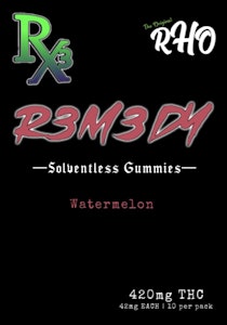 Rx3 - 10pk 420mg Rosin Watermelon Gummies - Hybrid