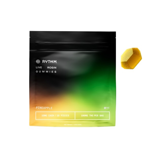 Pineapple Solventless Gummy