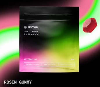 RYTHM - Watermelon Live Rosin 10pk Gummies - 100mg