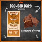 BAGHEAD BOYS | CAMPFIRE S'MORES | CHOCOLATE BAR - 750 MG