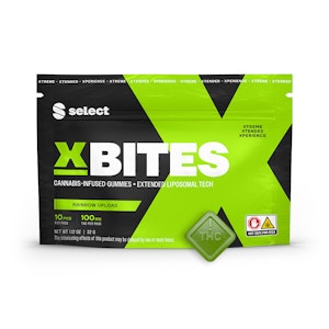 SELECT - [REC] Select X Bites 10 Pack 100mg- Rainbow Upload