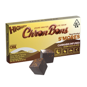 Highatus - S'mores Chron Bons (Grand Master) (I) | 10mg 10pk Live Rosin Chocolates | Highatus by CBX