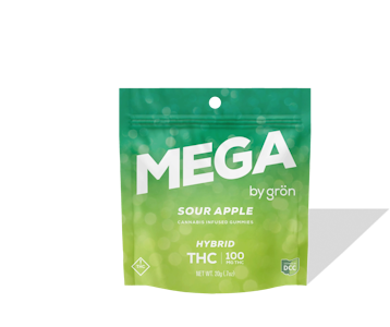 Grön Edibles - Big Apple | Gron | Gummies | MEGA | 100mg