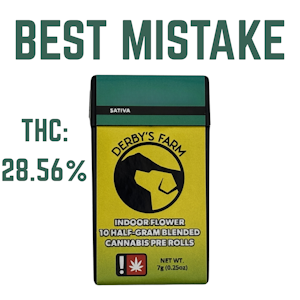 Derby's Farm - Derbys | Preroll 10pk/5g [S] | Best Mistake
