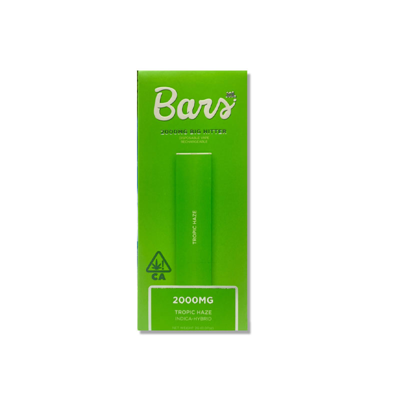 BARS XL 2G DISPO TROPIC HAZE - InstaChief Cannabis