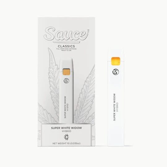Sauce. - SAUCE | SUPER WHITE WIDOW - AIO | CARTRIDGE | 1G Main Image