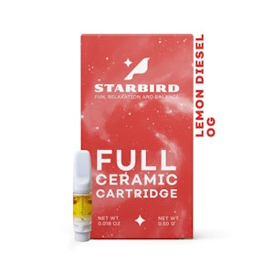 Starbird - Lemon Diesel OG - 0.5g Vape Cart - Starbird