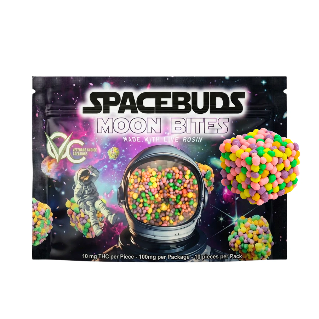 SPACEBUDS - Spacebuds - Blueberry Muffin Moon Bites - Edibles - 0.1g - 10pk Main Image