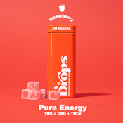Drops Strawberry 1:1:2 THC:CBG:THCV (S) Gummies 20pk 200mg