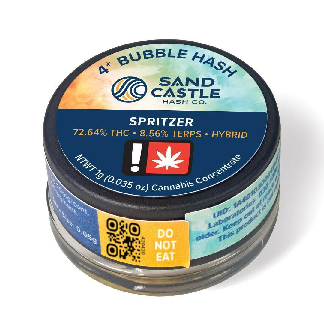 SAND CASTLE HASH CO - SC | Wedding Crasher | 1g Indica Bubble Hash Main Image
