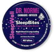 Dr. Norms - Sleep Bites - 2.5mg THC 1.5mg CBN - Edibles - 40pcs