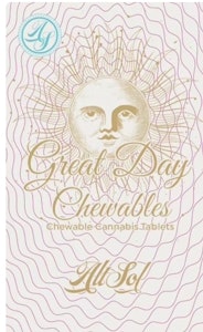 ALTERNATIVE SOLUTIONS - Panama Red Great Day Sativa 10 pc Chewable Tablets 215 MG Total