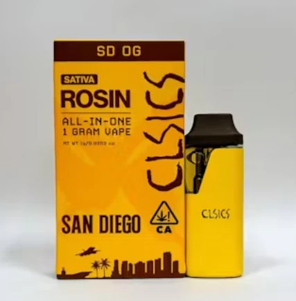 CLSICS - CLSICS - SD OG - 1g Live Rosin All-In-One Vape Main Image