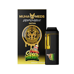 Muha Meds - Muha Meds - Distillate Super Sour Diesel 2G Disposable