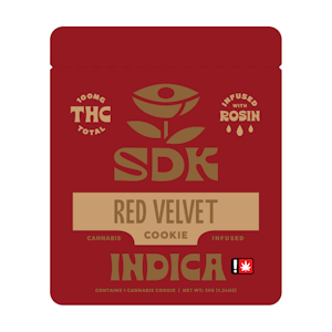SDK Snacks - Red Velvet Cookie | 100mg (THC) (Live Hash Rosin)