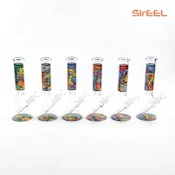 10" Doggie Style PupArt Beaker Bong with Flower Bowl | Assorted Colors May Vary