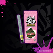 H90 - Wild Cherry Gelato 1.5g High Roller Pre-Roll