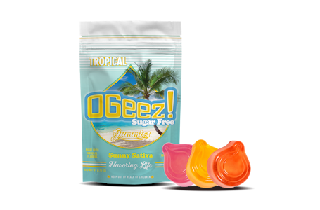 OGEEZ - Tropical Sativa Sugar Free 10pk Gummies - 100mg